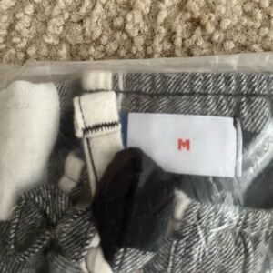 Black and White Flannel/Plaid Pajama Pants